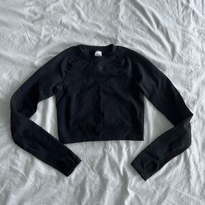 GYMSHARK | Women’s Cropped Long Sleeve Active Top